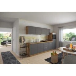 Held Möbel Küchenzeile 300 Cm Matt Grau-Wotaneiche 15 Held Möbel Küchenzeile 300 Cm Matt Grau-Wotaneiche -KüchenTraum 0036 11016600 1017.6293 3b