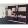 Flex-Well Exclusiv Küchenzeile Focus 270 Cm Akazie-Aubergine 2 Flex-Well Exclusiv Küchenzeile Focus 270 Cm Akazie-Aubergine -KüchenTraum 0479 4051 g2702211006focus