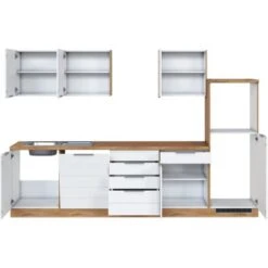 Held Möbel Küchenzeile 300 Cm Matt Weiß-Wotaneiche Ohne E-Geräte 18 Held Möbel Küchenzeile 300 Cm Matt Weiß-Wotaneiche Ohne E-Geräte -KüchenTraum 047 11016600 1019.6291 2 4