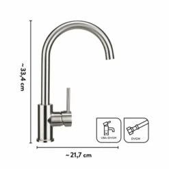 Baliv Küchenarmatur KI-1832 Edelstahl -KüchenTraum 048122122268 VM01 281021 L