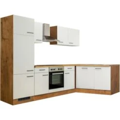 Flex-Well Exclusiv Winkelküche Vintea 280x170 Cm Magnolia-Lancelot Oak -KüchenTraum 051 G9992802000VINTEAfreik