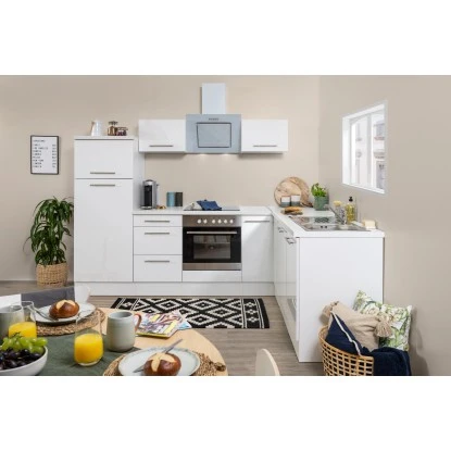 Respekta Premium Winkelküche 260 X 200 Cm Weiß Hochglanz 5 Respekta Premium Winkelküche 260 X 200 Cm Weiß Hochglanz – Bild 3