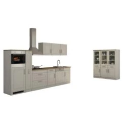 Held Möbel Küchenzeile Rom 330 Cm Landhaus Weiß Matt Mit E-Geräten -KüchenTraum 1232 11016600 632.1.6197 1