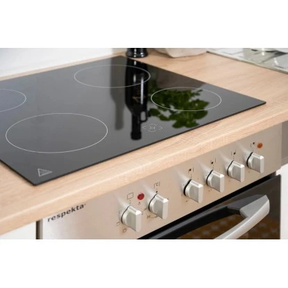 Respekta Küchenzeile KB250ESGC 250 Cm Grau-Eiche Glänzend 9 Respekta Küchenzeile KB250ESGC 250 Cm Grau-Eiche Glänzend – Bild 7