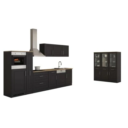 Held Möbel Küchenzeile Rom 330 Cm Landhaus Grau Matt Mit E-Geräten 5 Held Möbel Küchenzeile Rom 330 Cm Landhaus Grau Matt Mit E-Geräten – Bild 3