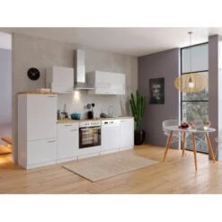 Respekta Economy Küchenzeile KB280WWC 280 Cm Weiß