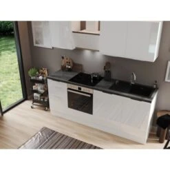 Respekta Selection Küchenzeile Elisabeth RS220WWH 220 Cm Weiß -KüchenTraum 145286 4384 6