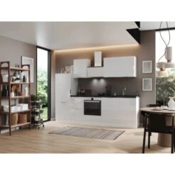 Respekta Selection Küchenzeile Elisabeth RS280WWH 280 Cm Weiß