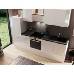 Respekta Selection Küchenzeile Elisabeth RS280WWH 280 Cm Weiß -KüchenTraum 145364 4384 6