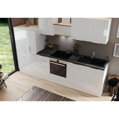 Respekta Selection Küchenzeile Elisabeth RS310WWH 310 Cm Weiß 8 Respekta Selection Küchenzeile Elisabeth RS310WWH 310 Cm Weiß – Bild 6