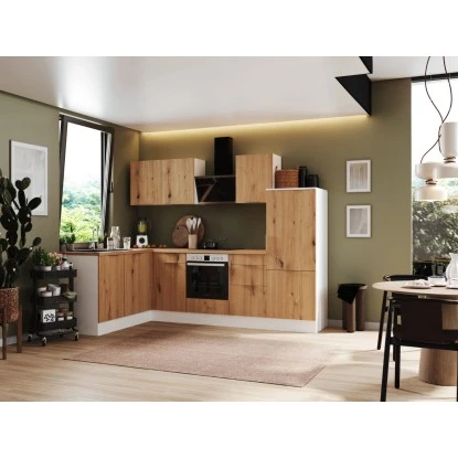 Respekta Selection Winkelküche Elisabeth RSL280WAH 280 Cm Artisan Eiche Nb.-Weiß 3 Respekta Selection Winkelküche Elisabeth RSL280WAH 280 Cm Artisan Eiche Nb.-Weiß