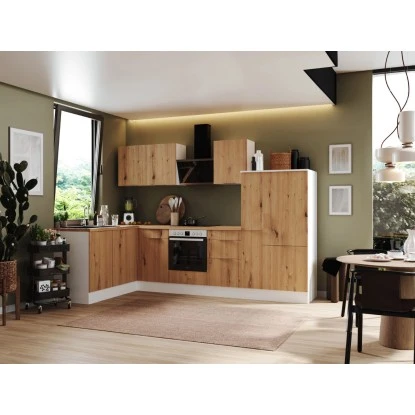 Respekta Selection Winkelküche Elisabeth RSL310WAH 310 Cm Artisan Eiche Nb.-Weiß 3 Respekta Selection Winkelküche Elisabeth RSL310WAH 310 Cm Artisan Eiche Nb.-Weiß