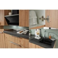 Respekta Selection Küchenzeile Elisabeth RS280HGAH 280 Cm Artisan Eiche Nb.-Grau -KüchenTraum 145585 4384 6