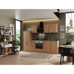 Respekta Selection Küchenzeile Elisabeth RS280AAH 280 Cm Artisan Eiche Nachbild.