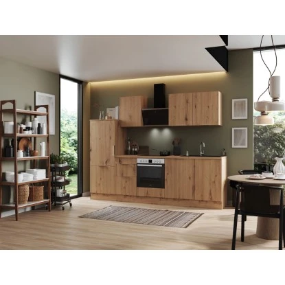 Respekta Selection Küchenzeile Elisabeth RS280AAH 280 Cm Artisan Eiche Nachbild. 3 Respekta Selection Küchenzeile Elisabeth RS280AAH 280 Cm Artisan Eiche Nachbild.