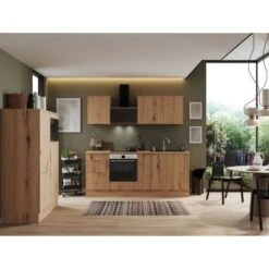 Respekta Selection Küchenzeile Elisabeth RS340AAH 340 Cm Artisan Eiche Nachbild. -KüchenTraum 145825 4384 4