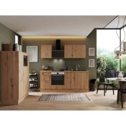 Respekta Selection Küchenzeile Elisabeth RS370AAH 370 Cm Artisan Eiche Nachbild. -KüchenTraum 145865 4384 4