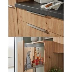 Respekta Selection Küchenzeile Elisabeth RS370AAH 370 Cm Artisan Eiche Nachbild. -KüchenTraum 145865 4384 6