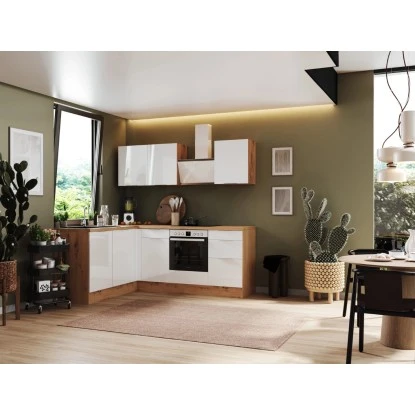 Respekta Selection Winkelküche Elisabeth RSL220AWH 220 Cm Weiß-Artisan Eiche Nb. 3 Respekta Selection Winkelküche Elisabeth RSL220AWH 220 Cm Weiß-Artisan Eiche Nb.