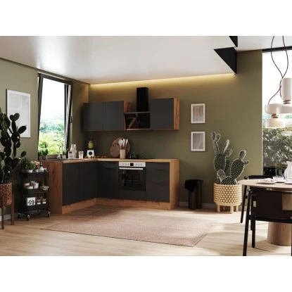 Respekta Selection Winkelküche Elisabeth RSL220AGH 220 Cm Grau-Artisan Eiche Nb. 3 Respekta Selection Winkelküche Elisabeth RSL220AGH 220 Cm Grau-Artisan Eiche Nb.