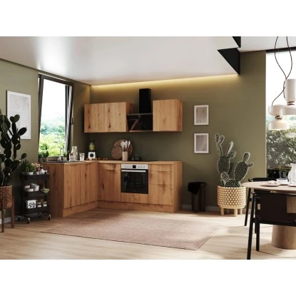 Respekta Selection Winkelküche Elisabeth RSL220AAH 220 Cm Artisan Eiche Nb. 3 Respekta Selection Winkelküche Elisabeth RSL220AAH 220 Cm Artisan Eiche Nb.