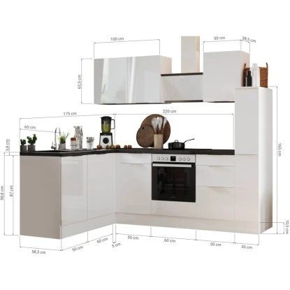 Respekta Selection Winkelküche Elisabeth RSL250AAH 250 Cm Artisan Eiche Nb. 5 Respekta Selection Winkelküche Elisabeth RSL250AAH 250 Cm Artisan Eiche Nb. – Bild 3