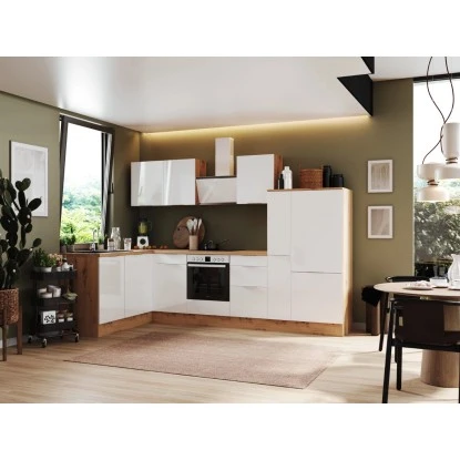 Respekta Selection Winkelküche Elisabeth RSL310AWH 310 Cm Weiß-Artisan Eiche Nb. 3 Respekta Selection Winkelküche Elisabeth RSL310AWH 310 Cm Weiß-Artisan Eiche Nb.