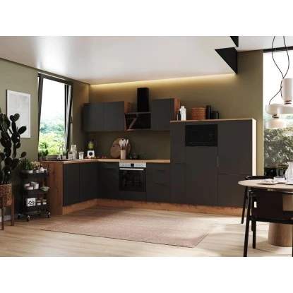 Respekta Selection Winkelküche Elisabeth RSL370AGH 370 Cm Grau-Artisan Eiche Nb. 3 Respekta Selection Winkelküche Elisabeth RSL370AGH 370 Cm Grau-Artisan Eiche Nb.