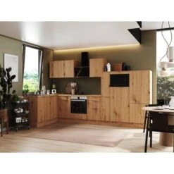Respekta Selection Winkelküche Elisabeth RSL370AAH 370 Cm Artisan Eiche Nb.