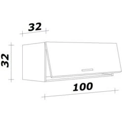 Flex-Well Exclusiv Kurz-Oberschrank Morean 100x32 Cm Basaltgrau Matt - San Remo 5 Flex-Well Exclusiv Kurz-Oberschrank Morean 100x32 Cm Basaltgrau Matt - San Remo -KüchenTraum 164392 4051 5 2