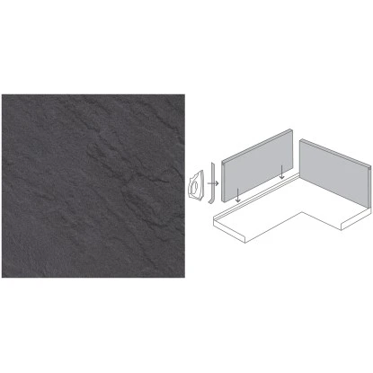 Küchenrückwand 296 Cm X 58,5 Cm Schiefer Steindekor (SC 134) 4 Küchenrückwand 296 Cm X 58,5 Cm Schiefer Steindekor (SC 134) – Bild 2