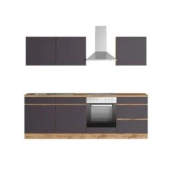 Held Möbel Küchenzeile Turin 240 Cm Graphit-Wotaneiche Mit E-Geräten 23 Held Möbel Küchenzeile Turin 240 Cm Graphit-Wotaneiche Mit E-Geräten -KüchenTraum 1679 11016600 1101.6311 1a