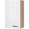 Flex-Well Exclusiv Oberschrank Valero 50 Cm X 89 Cm Hochglanz Weiß-Sonoma Eiche -KüchenTraum 170 4800 h50 89 valero 2 2