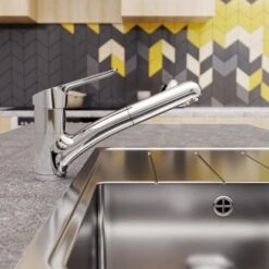 Ideal Standard Küchenarmatur Ceraflex BlueStart Herausziehbare Handbrause Chrom 12 Ideal Standard Küchenarmatur Ceraflex BlueStart Herausziehbare Handbrause Chrom -KüchenTraum 188341 3049 5