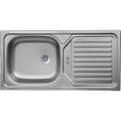 Held Möbel Spülenunterschrank Turin 120 Cm Mit 2 Türen Wotaneiche/Graphit -KüchenTraum 189417 11016600 CU 14