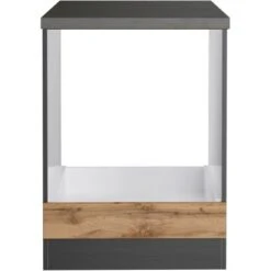 Held Möbel Herdumbauschrank Turin 60 Cm Wotaneiche/Graphit -KüchenTraum 189473 11016600 S 03