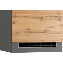 Held Möbel Kühlschrank/Ofenumbauschrank Turin 60 Cm Wotaneiche/Graphit -KüchenTraum 189522 11016600 CU 06