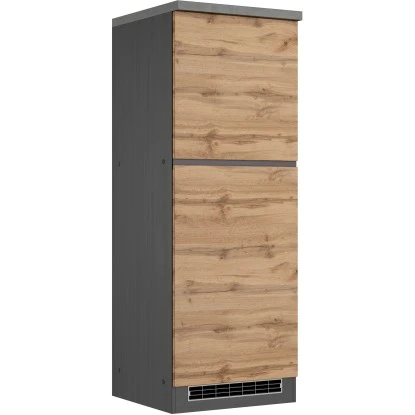 Held Möbel Kühlschrankumbauschrank Turin 60 Cm Wotaneiche/Graphit 3 Held Möbel Kühlschrankumbauschrank Turin 60 Cm Wotaneiche/Graphit