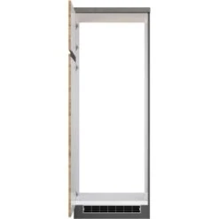 Held Möbel Umbauschrank Für Kühl/Gefrierkombi Turin 60 Cm Wotaneiche/Graphit -KüchenTraum 189542 11016600 S 03