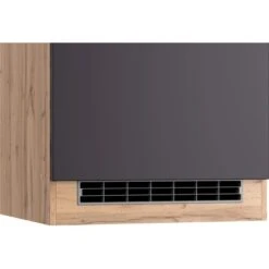 Held Möbel Umbauschrank Für Kühl/Gefrierkombi Turin 60 Cm Graphit/Wotaneiche 22 Held Möbel Umbauschrank Für Kühl/Gefrierkombi Turin 60 Cm Graphit/Wotaneiche -KüchenTraum 189543 11016600 CU 06