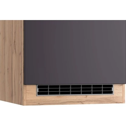 Held Möbel Umbauschrank Für Kühl/Gefrierkombi Turin 60 Cm Graphit/Wotaneiche 8 Held Möbel Umbauschrank Für Kühl/Gefrierkombi Turin 60 Cm Graphit/Wotaneiche – Bild 6