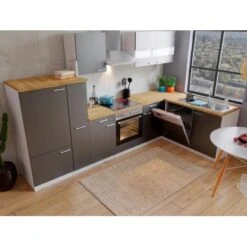 Respekta Winkelküche KBL310WGCG 310 X 172 Cm Grau-Weiß-Butcher Nussbaum 14 Respekta Winkelküche KBL310WGCG 310 X 172 Cm Grau-Weiß-Butcher Nussbaum -KüchenTraum 195 4384 neu KBL310WGCG 03