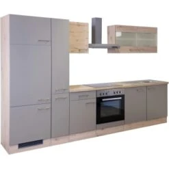 Flex-Well Küchenzeile Arizona 300 Cm Quarz Cubanit-San Remo Eiche 15 Flex-Well Küchenzeile Arizona 300 Cm Quarz Cubanit-San Remo Eiche -KüchenTraum 1 g 300 2501 042 riva frei