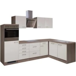 Flex-Well Exclusiv Winkelküche Eico 280x170 Cm Magnolienweiß-Tennessee Eiche NB -KüchenTraum 1 g 999 2813 015 eico frei