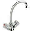 Sanitop-Wingenroth Zweigriffmischer Küchenarmatur Standard Plus Chrom -KüchenTraum 243251 3711 062893 A