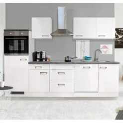 Flex-Well Küchenzeile Joelina 280 Cm Weiß