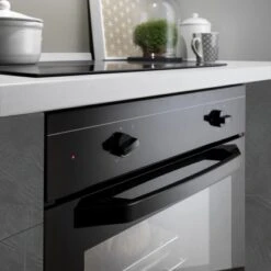 Marinelli Cucine Küchenzeile Nina 255 Cm Betonoptik Dunkelgrau - Weiß -KüchenTraum 2657 Nina 0806891866608 4