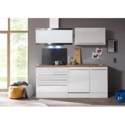 Respekta Premium Küchenzeile 320 Cm Weiß Hochglanz -KüchenTraum 2696060 4384 5