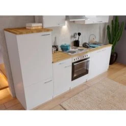 Respekta Küchenzeile KB270WW 270 Cm Weiß 19 Respekta Küchenzeile KB270WW 270 Cm Weiß -KüchenTraum 27115 4384 neu KB270WWG 03