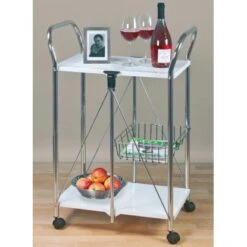 Wenko Beistell- Und Küchenwagen Sunny Weiß 9 Wenko Beistell- Und Küchenwagen Sunny Weiß -KüchenTraum 2910669 1068 900030100 1